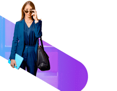 Business man looking at device